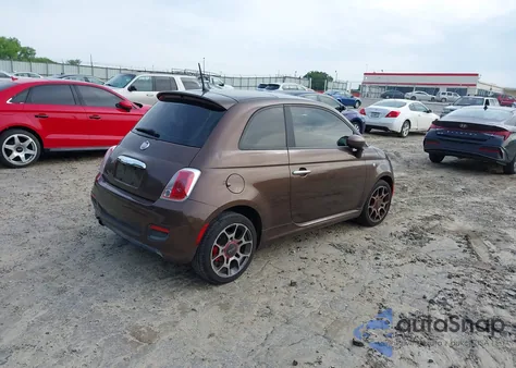 2012 Fiat 500 Sport from USA, damaged, VIN 3C3CFFBR6CT110427